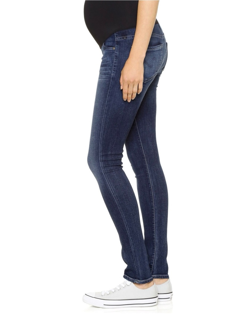 Citizens Of Humanity Maternity Jeans Skinny Avedon Dark Wash Full Belly Panel 26